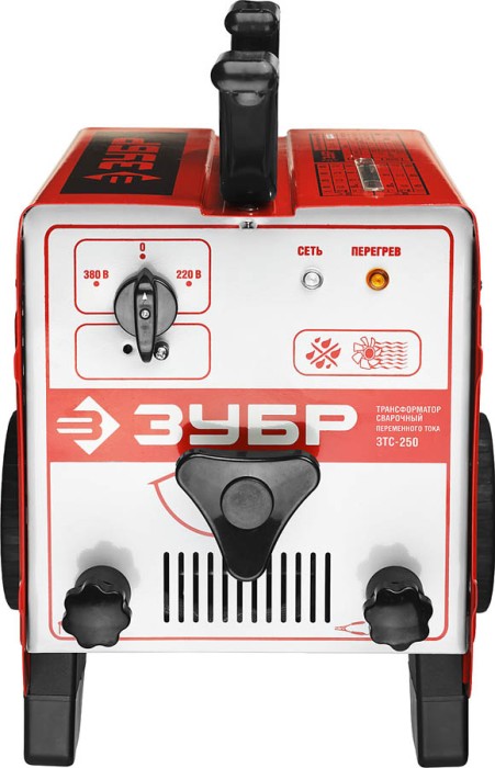 ЗУБР 60-250 А, ММА, электрод 2-5 мм, ПН-10%, сварочный трансформатор ЗТС-250
