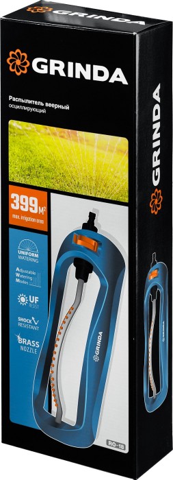 GRINDA 399 м², 18 форсунок, веерный распылитель RO-18 429345 PROLine