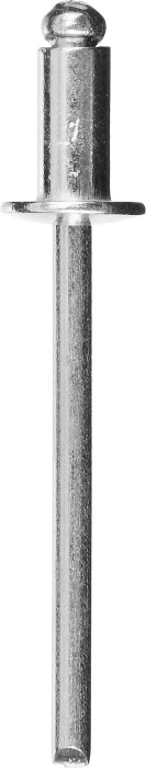 ЗУБР 4.0 х 8 мм, AlMg3, 500 шт., заклепки алюминиевые 31305-40-08