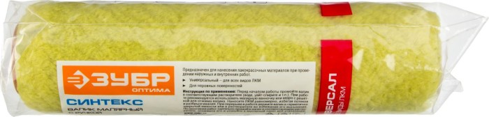 ЗУБР 180 мм, полиэстр, ворс 18 мм, бюгель 6 мм, Ø40 мм, ролик сменный 02515-18
