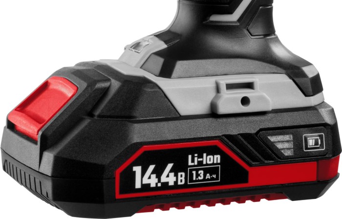 ЗУБР Li-Ion, 14.4 В, кейс, дрель-шуруповерт ДШЛ-141 К Стандарт
