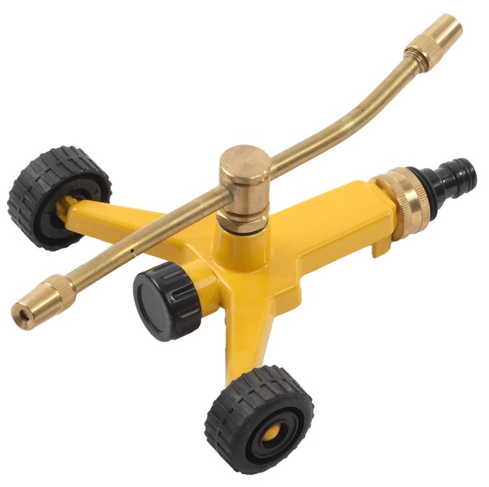 GRINDA 2 сопла, металлический, на колесах, круговой распылитель 8-427615_z01