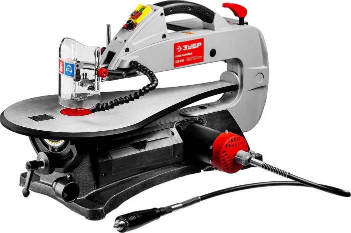 ЗУБР 250 Вт, 400-1600 ход/мин, станок лобзиковый ЗСЛ-250
