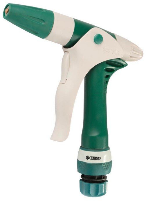 RACO плавная регулировка, курок спереди, с соединителем 1/2&quot;, пластиковый с TPR, пистолет поливочный 525C 4255-55/525C