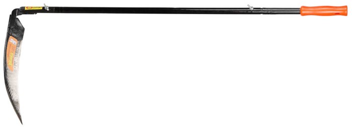 Лезвие 36 см, коса-серпан Зайка с металлическим черенком 39808