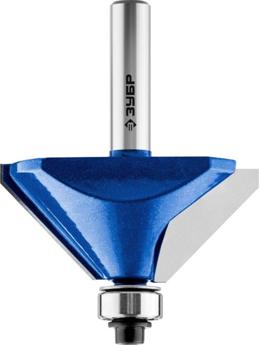 ЗУБР 50.8 x 23 мм, угол 45°, фреза кромочная калевочная(фасочная) №9 28711-50.8 Профессионал