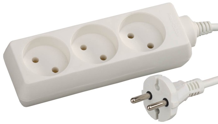 СВЕТОЗАР 5 м, 3 гнезда, удлинитель электрический бытовой SV-55030-5