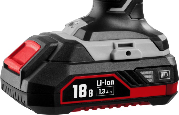 ЗУБР Li-Ion, 18 В, кейс, 2 АКБ, дрель-шуруповерт ДШЛ-181 КН Стандарт