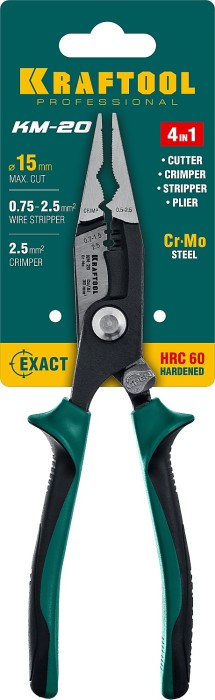 KRAFTOOL клещи многофункциональные KM-20