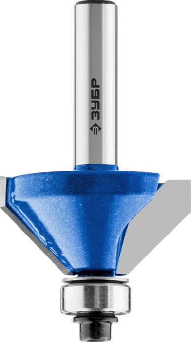 ЗУБР 34.9 x 17 мм, угол 45°, фреза кромочная калевочная(фасочная) №9 28711-34.9 Профессионал