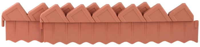 GRINDA 15х288 см, коричневый, ограждение для клумб 8-422303