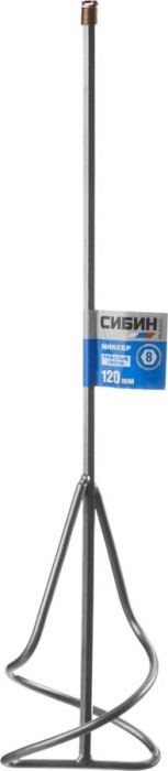 СИБИН 120х500 мм, шестигранный хвостовик, миксер для песчано-гравийных смесей 06048-12-50