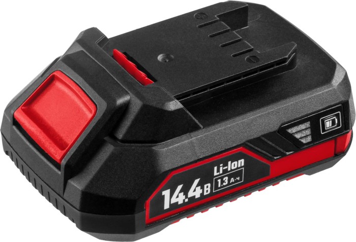 ЗУБР Li-Ion, 14.4 В, кейс, 2 АКБ, дрель-шуруповерт ДШЛ-141 КН Стандарт