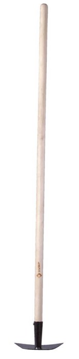 ЗУБР 190х150х1300 мм, деревянный черенок, трапециевидная, мотыга 4-39597