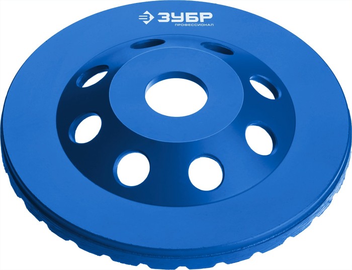 ЗУБР  125 мм, L- 22.2 мм, алмазная, сегментированная, чашка 33371-125 Профессионал