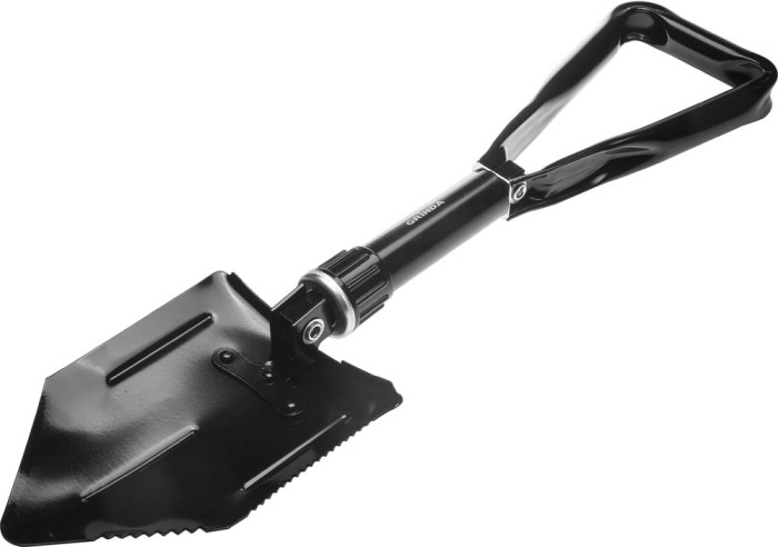 GRINDA 240х578 мм, саперная, металлическая ручка, лопата складная 39470_z01