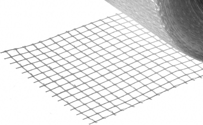 ЗУБР 5 см х 45 м, 3х3 мм, сетка самоклеящаяся стеклотканевая 12465-05-45_z01 Профессионал