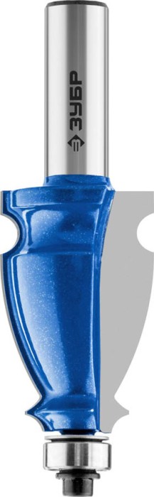 ЗУБР 28.6 х 44.5 мм, хвостовик 12 мм, фреза кромочная фигурная №3 28714-44.5 Профессионал