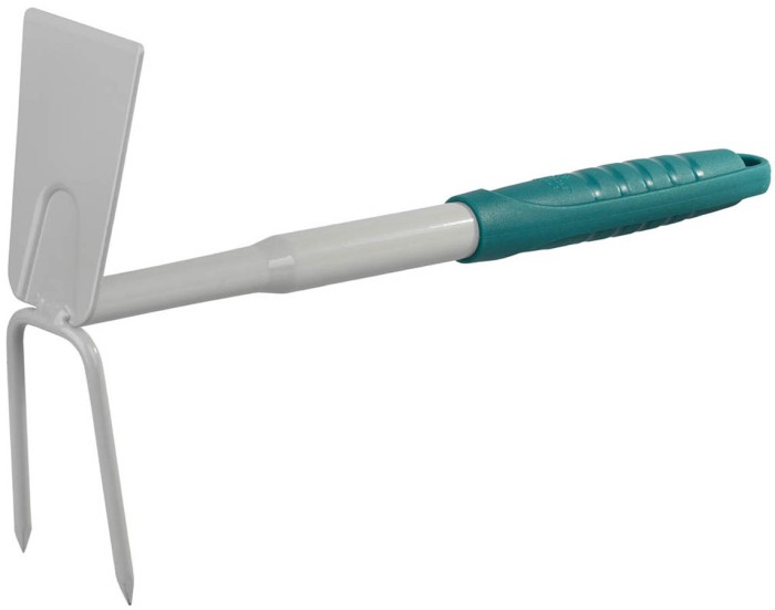 RACO 320 мм, 53 мм, 2 зубца, прямое лезвие, мотыжка садовая 4207-53486