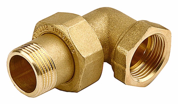 GENERAL FITTINGS 3/4&quot;, латунь, &quot;гайка - штуцер&quot;, соединитель угловой с накидной гайкой 51035-G/S-3/4