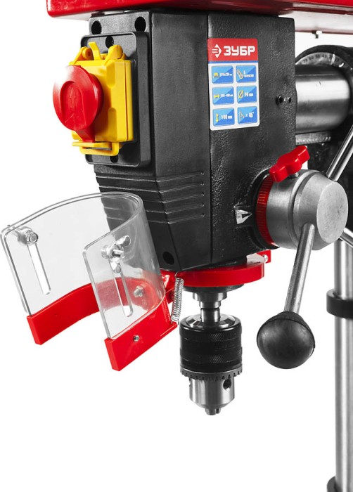 ЗУБР 550 Вт, 1,5-16 мм, 100 мм, станок радиально-сверлильный ЗСС-550 Мастер