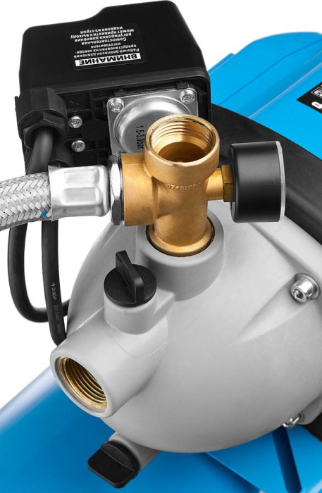 ЗУБР 1200 Вт, 63 л/мин, станция насосная М3 НАС-М3-1200-50