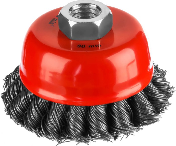 MIRAX d 80 мм, щетка-крацовка чашечная для УШМ 35104-080-2