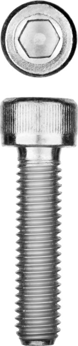 ЗУБР М10x45 мм, 5 кг (140 шт.), кл. пр. 8.8, оцинкованный, винт DIN 912 30318-10-045