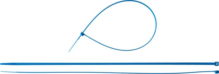 ЗУБР 400х4.8 мм, 100 шт., хомуты нейлоновые синие 309070-48-400
