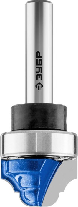 ЗУБР 22 x 13 мм, радиус 3.2 мм, фреза пазовая фасонная с верхним подшипником 28747-22 Профессионал