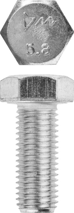 ЗУБР M16 x 40 мм, 5 кг, болт с шестигранной головкой ГОСТ 7798-70 303080-16-040 Мастер