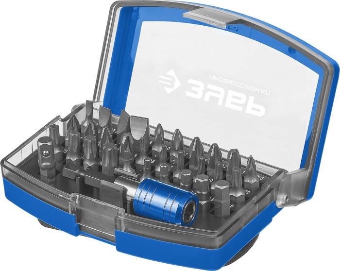 ЗУБР 32 шт, Cr-Mo, набор бит ПРО-32 26394-H32