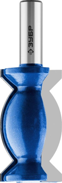 ЗУБР 32 x 57.2 мм, хвостовик 12 мм, фреза кромочная фигурная №9 28720-32 Профессионал