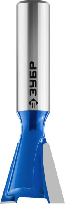 ЗУБР 19 x 20 мм, угол 7°, фреза пазовая фасонная "Ласточкин Хвост" 28748-19 Профессионал