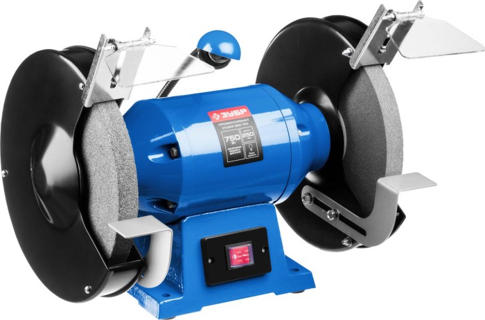 ЗУБР 750 Вт, асинхронный, станок точильный электрический ЗТШМЭ-250-750 Профессионал