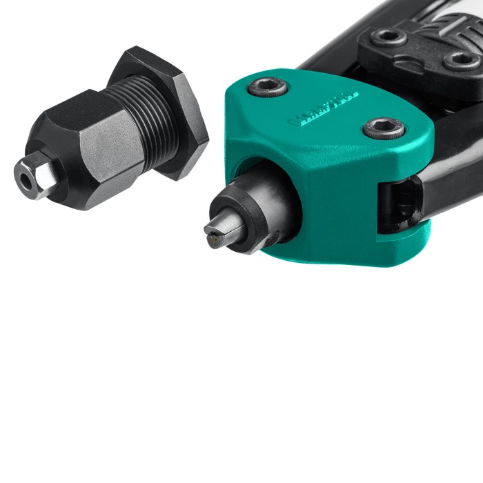 KRAFTOOL заклепки 3.2-6.4 мм из алюминия, стали, нерж. cтали, усиленный литой корпус, заклепочник двуручный 31160_z01