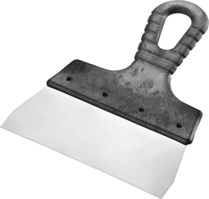 СИБИН 150 мм, нержавеющая полотно, пластмассовая рукоятка, шпатель фасадный 10079-150_z01