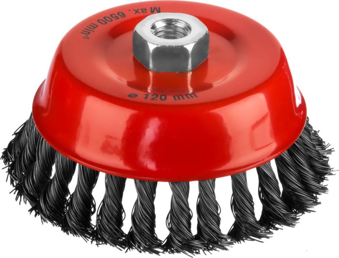 MIRAX d 120 мм, щетка-крацовка чашечная для УШМ 35104-120