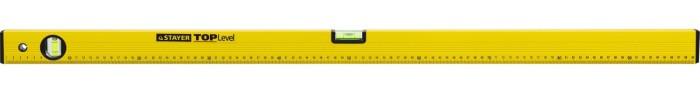 STAYER  TOPLevel 1000 мм уровень строительный, 2 глазка, линейка, 3460-100_z03