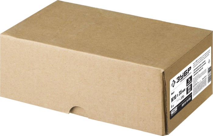 ЗУБР М10x35 мм, 5 кг (170 шт.), кл. пр. 8.8, оцинкованный, винт DIN 912 30318-10-035