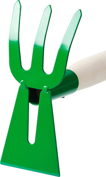 РОСТОК 145x75x390 мм, 3 зубца, лопатка, мотыга-рыхлитель 39627