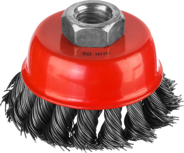 MIRAX d 80 мм, щетка-крацовка чашечная для УШМ 35104-080