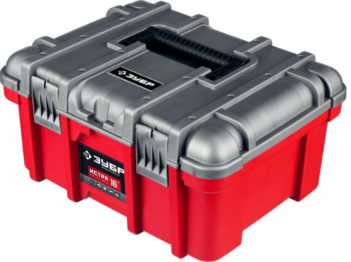 ЗУБР 420 х 205 х 330 мм (16"), пластиковый, ящик для инструмента "ИСТРА-16" 38132-16_z01