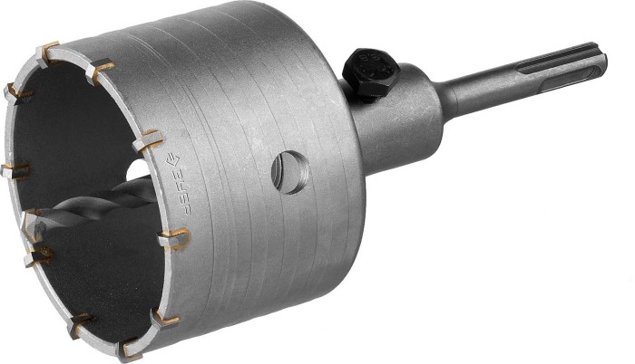 ЗУБР Ø 80 мм, 10 шт., коронка по бетону с державкой 29211-80