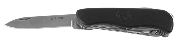 ЗУБР 12 в 1, складной многофункциональный нож ЭКСПЕРТ 47792