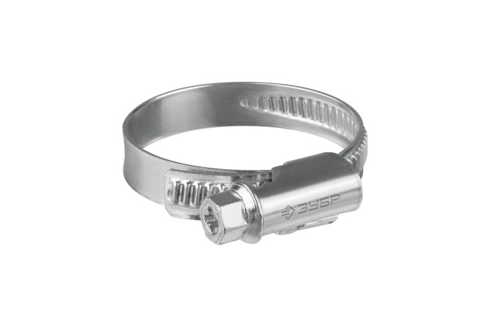 ЗУБР 50 шт, 10-18 мм, оцинкованный, червячный хомут Х-9Н 37807-18