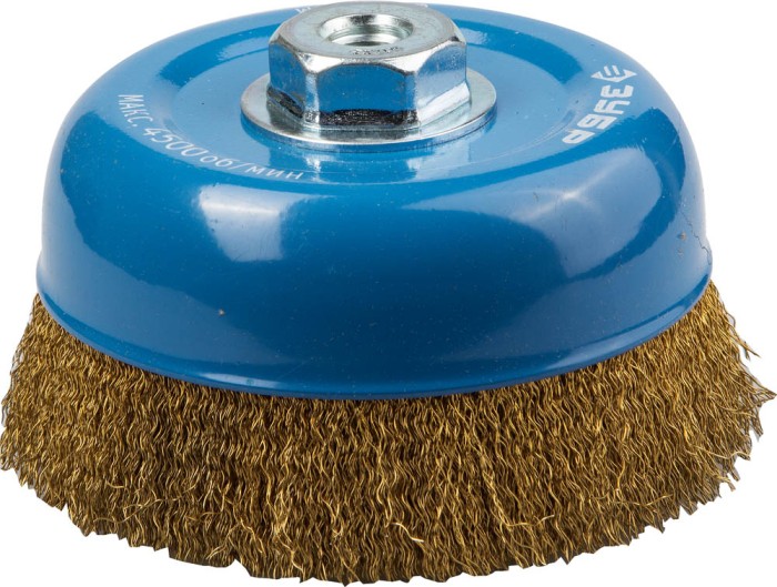 ЗУБР Ø 150 мм, проволока 0.3 мм, усиленная щетка чашечная для УШМ 3526-150_z02