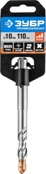 ЗУБР  10 x 110 мм, SDS-Plus, бур по бетону 29314-110-10_z01 Профессионал