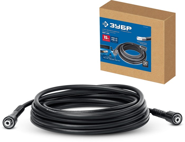 ЗУБР  для пистолета МИГ-280, 15 м, шланг высокого давления (70411-280-15)