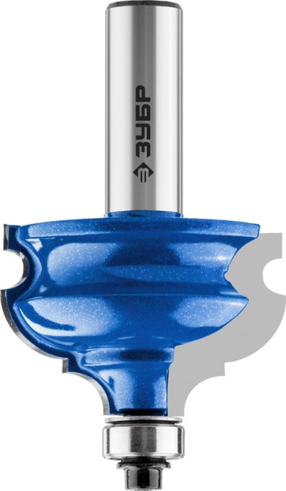 ЗУБР 44.5 x 28.6 мм, хвостовик 12 мм, фреза кромочная фигурная №4 28715-44.5 Профессионал